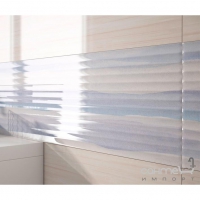 Плитка настенная фриз Opoczno Elegant Stripes glass cobalt border 3X75 