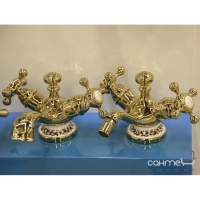 Смеситель для раковины Devit Charlestone Ceramic 80511142G золото