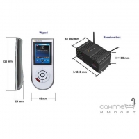 Музична Bluetooth система Aquasound WMC75Pro-EB Wipod