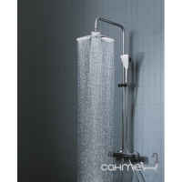 Душова система з термостатом Dual Shower System Kludi Fizz 6709505-00