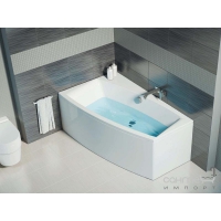 Акриловая ванна Cersanit Virgo 140x90 левосторонняя