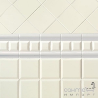 Плитка керамічна плінтус DEVON&DEVON SIMPLY plinth (white) dc1515pBi