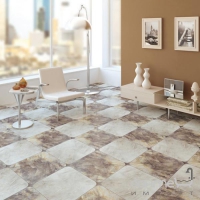 Плитка для підлоги декор Absolut Keramika STRIATO ESTRELLA SET 01 GRIS (комплект 4 шт)