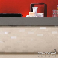 Плитка из белой глины мозаика Atlas Concorde Ewall Platinum Mosaic 9EMP