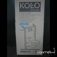 Комплект унитаз подвесной Kolo Idol с крышкой микролифт и инсталляцией Kolo Slim 99238