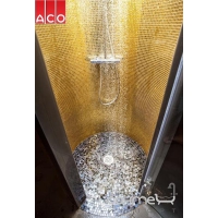 Верхня частина душового трапу зі стандартними круглими гратами зі сталі ACO ShowerPoint 5141.25.00 без фланця