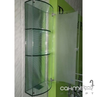 Пенал стеклянный подвесной для ванной комнаты H2O DP-2010