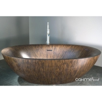 Отдельностоящая деревянная ванна Alegna Laguna Pearl small 190x95