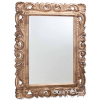 Настінне дзеркало в дерев'яній рамі з поліуретановим покриттям білого або чорного кольору Cipi Royale (CP601/R)