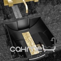 Раковина на столешницу Glass Design Murano Calla Black CALLABХ