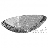 Раковина на столешницу Glass Design Cristallo DE MEDICI Luxor Oval LUXOROVT01 Transparent