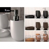 Набір для ванної кімнати (мильниця+склянка+дозатор) Glass Design KLEISS VetroFreddo KLSETPOХХ