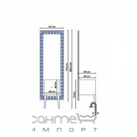Комплект для ванной комнаты Glass Design Monnalisa Class Ice Oval CLNFAFAI001DLTF4