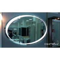 Овальное (круглое) зеркало с LED подсветкой Liberta Valensia 1000x650