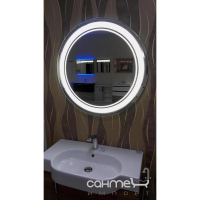 Овальное (круглое) зеркало с LED подсветкой Liberta Lima 1000x700