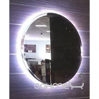 Овальное (круглое) зеркало с LED подсветкой Liberta Amato 600x600