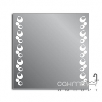 Прямоугольное зеркало с LED подсветкой Juergen LED Claudia 90х50