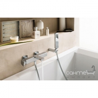 Настенный смеситель для ванны с душевым комплектом Nobili Rubinetterie Loop LP90110CR Хром