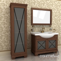 Зеркало для ванной комнаты Ваша Мебель Аква 80 бежевый