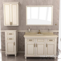 Зеркало для ванной комнаты Ваша Мебель Венеция 110 бежевый