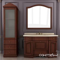 Зеркало для ванной комнаты Ваша Мебель Прима 130 коричневый