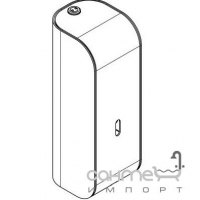 Настінний дозатор для рідкого мила (крем) Franke Xinox XINX617 Mr. C. Proper (7612210014567)