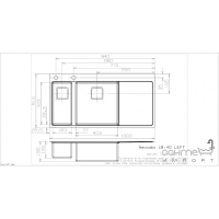 Кухонная мойка Reginox Nevada L 18-40 LEFT (левосторонняя) Нержавеющая Сталь