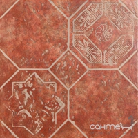 Плитка для пола Zeus Ceramica OCTAGON ROSSO DECO 45x45 ZWXV82