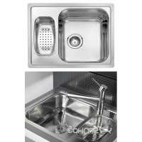 Кухонна мийка, врізний стандартний монтаж Reginox Admiral 60 RIGHT (правостороння) Нержавіюча Сталь