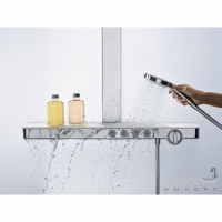 Душевая система Hansgrohe Showerpipes Rainmaker Select 460 3jet 27106400 белый/хром