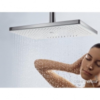 Верхний душ версия EcoSmart Hansgrohe Rainmaker Select 460 1jet 24012400 белый/хром