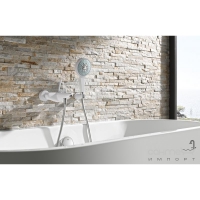 Змішувач для ванни, зовнішній монтаж Grohe Eurodisc Joystick 23431LS0 Білий