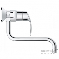 Змішувач для мийки настінного монтажу, низький вилив GROHE Eurosmart New 32224002 Хром