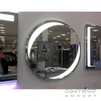 Овальне (кругле) дзеркало з LED підсвічуванням Liberta Calipso 800x800