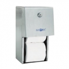Дозатор туалетной бумаги на 2 рулона Nofer 05015.S нержавеющая сталь