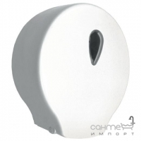 Дозатор туалетного паперу джамбо до 200 м. Nofer 05005 білий