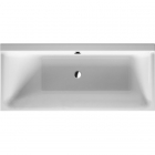 Ванна прямоугольная, встраиваемая или с панелями, с одним наклоном для спины слева Duravit P3 Comforts 700371