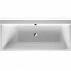 Ванна прямоугольная, встраиваемая или с панелями, с одним наклоном для спины слева Duravit P3 Comforts 700375