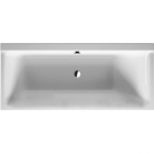Ванна прямокутна, що вбудовується або з панелями, з одним нахилом для спини праворуч Duravit P3 Comforts 700372