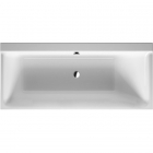 Ванна прямоугольная, встраиваемая или с панелями, с одним наклоном для спины справа Duravit P3 Comforts 700376