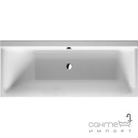Ванна прямоугольная, встраиваемая или с панелями, с одним наклоном для спины слева Duravit P3 Comforts 700373