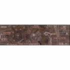 Плитка напольная декор Интеркерама Pantal пол красно коричневый  БН 85 022 1
