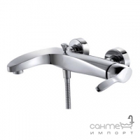 Настенный смеситель для ванны Clever Platinum Art nouveau  976** Хром