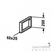 Консольная опора - полотенцедержатель Duravit L-Cube UV9903