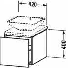 Тумбочка подвесная для консоли с одним ящичком Duravit L-Cube LC6825