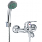 Змішувач для ванни з душовим комплектом Invena Inis BW-84-001