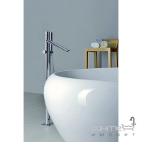 Підлоговий змішувач для ванни з лійкою Cristina Rubinetto RU 190 хром