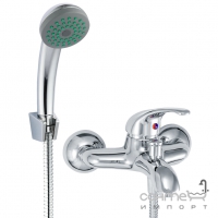 Змішувач для ванни з душовим комплектом Invena Inis BW-84-001