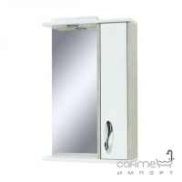 Зеркало для ванной комнаты СанСервис Sirius-60 со шкафчиком справа, в цвете