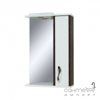 Дзеркало для ванної кімнати СанСервіс Sirius-60 із шафкою праворуч, колір на вибір